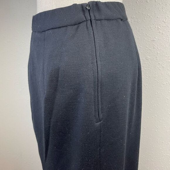 Jo Hardin Wool Blend Black Skirt Size 10 EUC - Picture 3 of 6